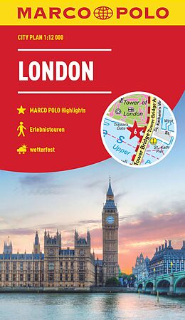 (Land)Karte MARCO POLO Cityplan London 1:12.000 von 
