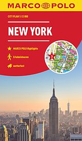 (Land)Karte MARCO POLO Cityplan New York 1:12.000 von 
