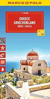 gefaltete (Land)Karte MARCO POLO Reisekarte Griechenland (2-Karten-Set) 1:350.000 von Marco Polo