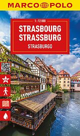 (Land)Karte MARCO POLO Cityplan Straßburg 1:12.000 von 