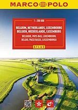 Spiralbindung MARCO POLO Reiseatlas Benelux 1:200.000 von 
