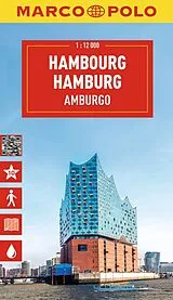 gefaltete (Land)Karte MARCO POLO Cityplan Hamburg 1:12.000 von Marco Polo Verlag