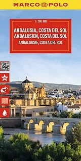 gefaltete (Land)Karte MARCO POLO Reisekarte Andalusien, Costa del Sol 1:200.000 von Marco Polo
