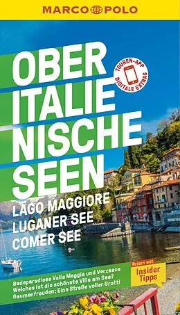 E-Book (pdf) MARCO POLO Reiseführer E-Book Oberitalienische Seen, Lago Maggiore, Luganer See, Comer See von Jürg Steiner, Stefanie Claus