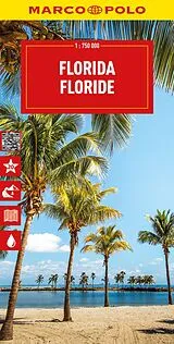 gefaltete (Land)Karte MARCO POLO Reisekarte Florida 1:750.000 von Marco Polo