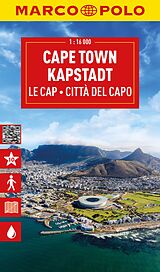 gefaltete (Land)Karte MARCO POLO Cityplan Kapstadt 1:16.000 von Marco Polo