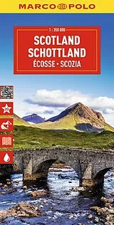 gefaltete (Land)Karte MARCO POLO Reisekarte Schottland 1:350.000 von Marco Polo