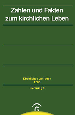 Kartonierter Einband Kirchliches Jahrbuch für die Evangelische Kirche in Deutschland / Zahlen und Fakten zum kirchlichen Leben von 