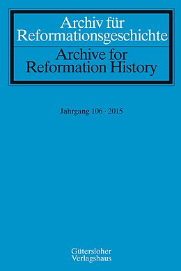 Kartonierter Einband Archiv für Reformationsgeschichte - Aufsatzband von 