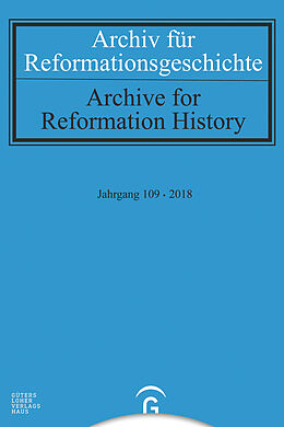 Kartonierter Einband Archiv für Reformationsgeschichte - Aufsatzband von 
