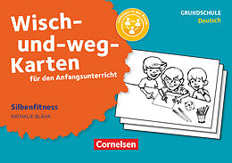 Textkarten / Symbolkarten Wisch-und-weg-Karten für den Anfangsunterricht - Deutsch von Nathalie Bláha