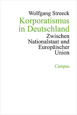 Paperback Korporatismus in Deutschland von Wolfgang Streeck