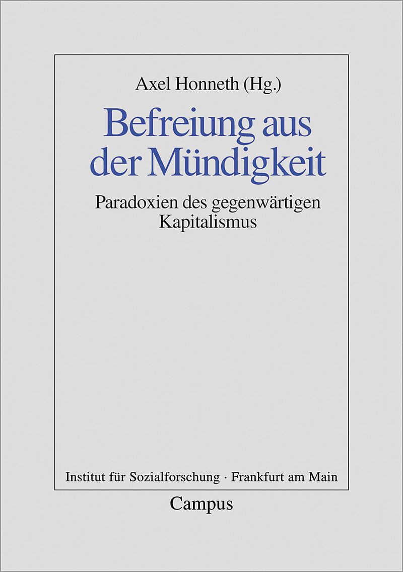 Befreiung aus der Mündigkeit