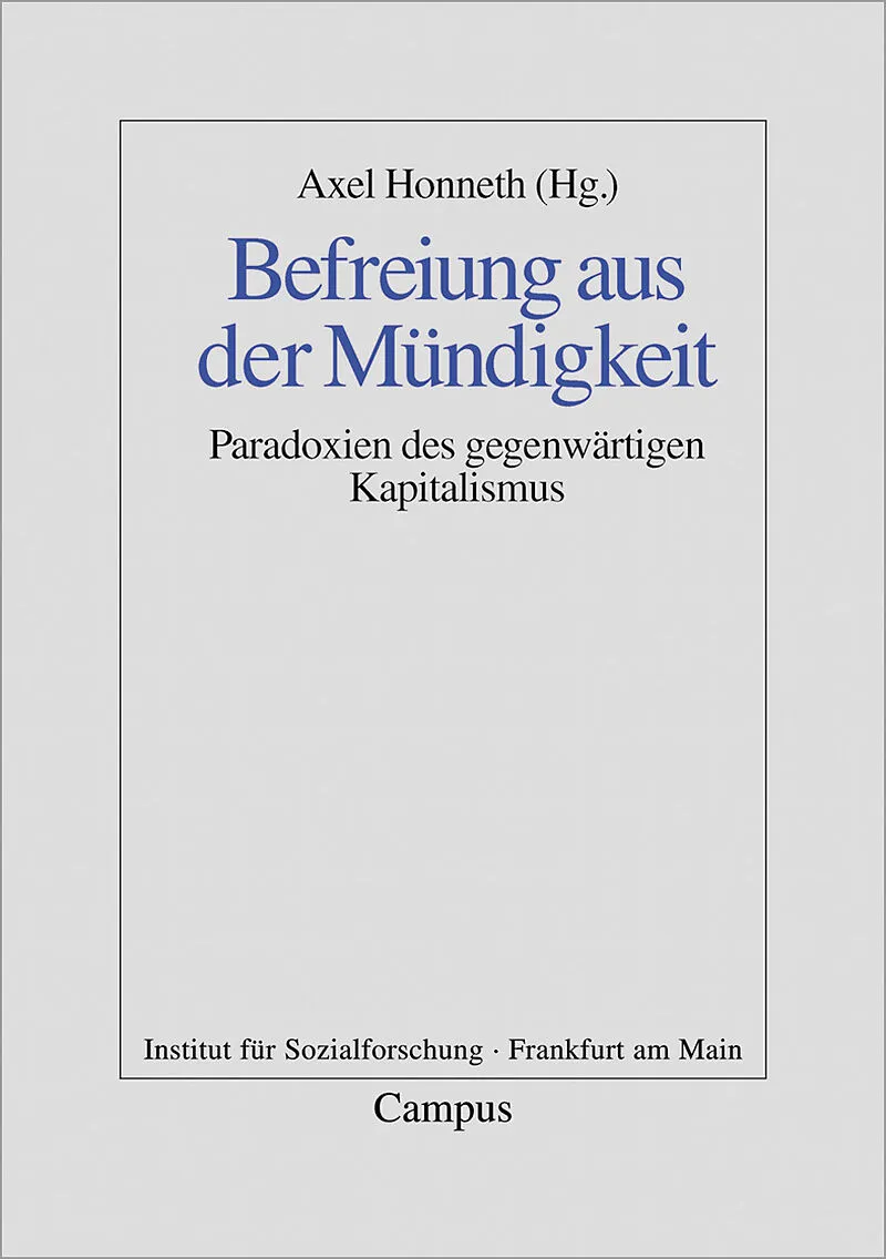 Befreiung aus der Mündigkeit