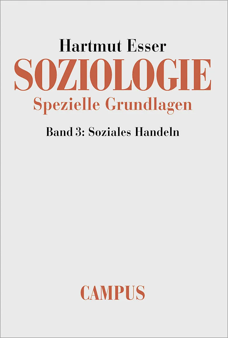 Soziologie. Spezielle Grundlagen