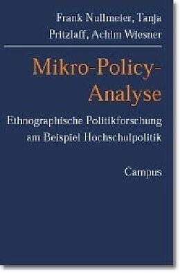 Paperback Mikro-Policy-Analyse von Frank Nullmeier, Tanja Pritzlaff, Achim Wiesner