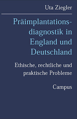 Paperback Präimplantationsdiagnostik in England und Deutschland von Uta Ziegler