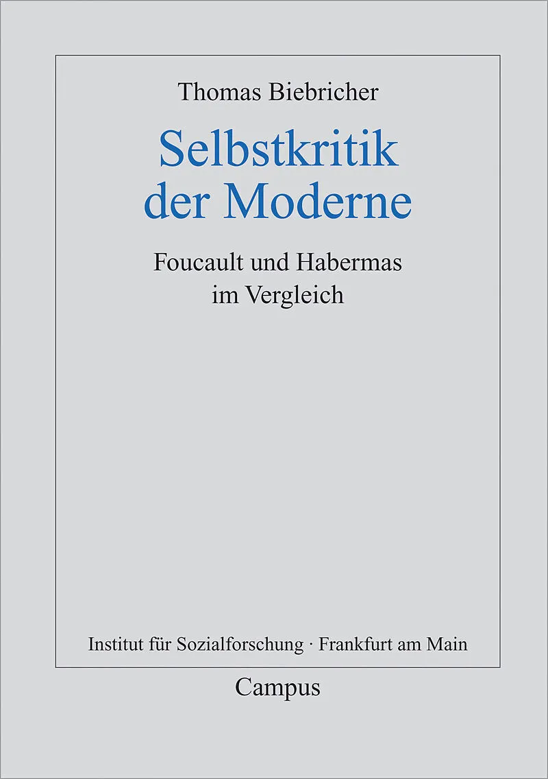 Selbstkritik der Moderne