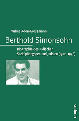 Kartonierter Einband Berthold Simonsohn von Wilma Aden-Grossmann