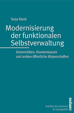 Paperback Modernisierung der funktionalen Selbstverwaltung von Tanja Klenk