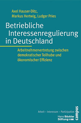 Paperback Betriebliche Interessenregulierung in Deutschland von Axel Hauser-Ditz, Markus Hertwig, Ludger Pries