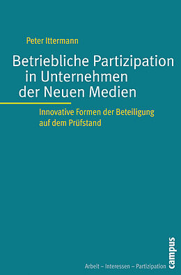 Paperback Betriebliche Partizipation in Unternehmen der Neuen Medien von Peter Ittermann