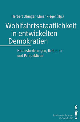 Kartonierter Einband Wohlfahrtsstaatlichkeit in entwickelten Demokratien von 