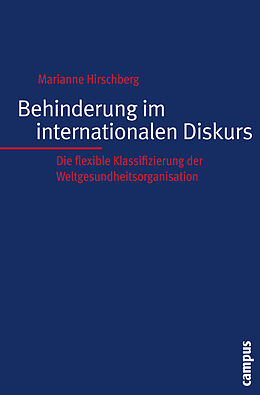 Paperback Behinderung im internationalen Diskurs von Marianne Hirschberg