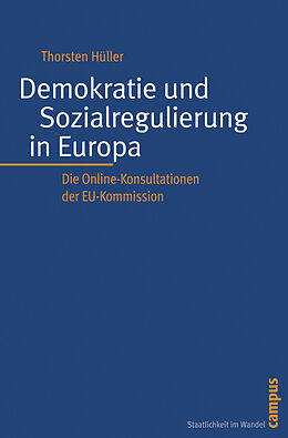 Paperback Demokratie und Sozialregulierung in Europa von Thorsten Hüller