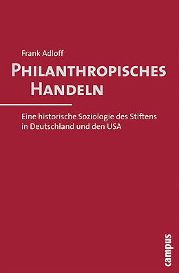 Paperback Philanthropisches Handeln von Frank Adloff