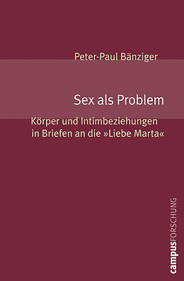 Paperback Sex als Problem von Peter-Paul Bänziger