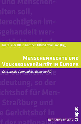 Paperback Menschenrechte und Volkssouveränität in Europa von 