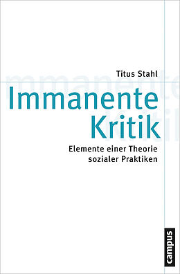 Paperback Immanente Kritik von Titus Stahl