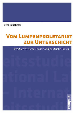 Paperback Vom Lumpenproletariat zur Unterschicht von Peter Bescherer