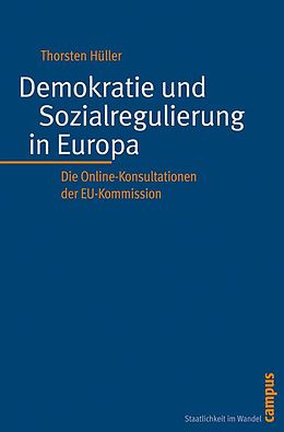 E-Book (pdf) Demokratie und Sozialregulierung in Europa von Thorsten Hüller