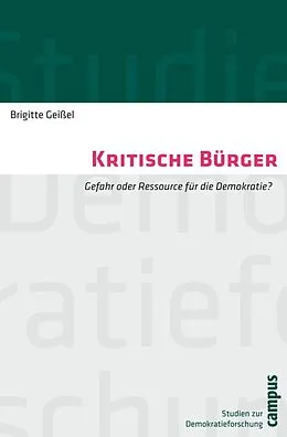 E-Book (pdf) Kritische Bürger von Brigitte Geißel