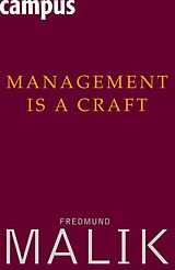 eBook (epub) Management Is a Craft de Fredmund Malik