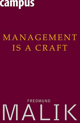 eBook (epub) Management Is a Craft de Fredmund Malik