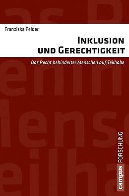 E-Book (pdf) Inklusion und Gerechtigkeit von Franziska Felder