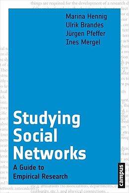 eBook (pdf) Studying Social Networks de Marina Hennig, Ulrik Brandes, Jürgen Pfeffer