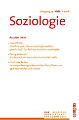 E-Book (pdf) Soziologie 1.2010 von 