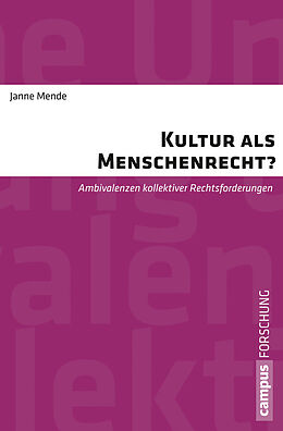 E-Book (pdf) Kultur als Menschenrecht? von Janne Mende
