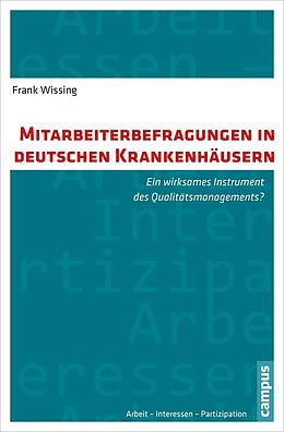 E-Book (pdf) Mitarbeiterbefragungen in deutschen Krankenhäusern von Frank Wissing