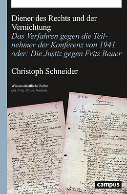 E-Book (epub) Diener des Rechts und der Vernichtung von Christoph Schneider