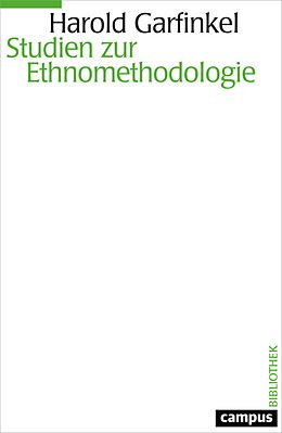 E-Book (pdf) Studien zur Ethnomethodologie von Harold Garfinkel