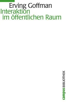 E-Book (pdf) Interaktion im öffentlichen Raum von Erving Goffman