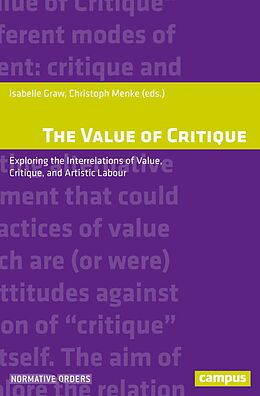 eBook (pdf) The Value of Critique de 