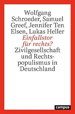 E-Book (epub) Einfallstor für rechts? von Wolfgang Schroeder, Samuel Greef, Jennifer Ten Elsen