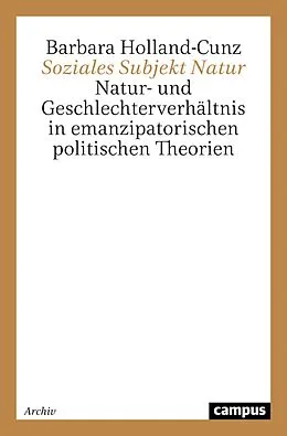 E-Book (pdf) Soziales Subjekt Natur von Barbara Holland-Cunz