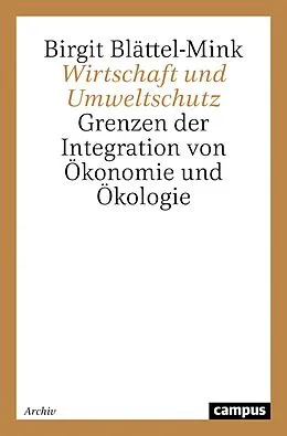 E-Book (pdf) Wirtschaft und Umweltschutz von Birgit Blättel-Mink